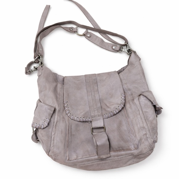 Free People We The Free Leigh Distressed Tote in Pearl - Picture 3 of 8